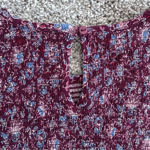 NWT Old Navy Smocked Floral Dress Size Small | Boho Cottagecore Spring Garden - Picture 7 of 10